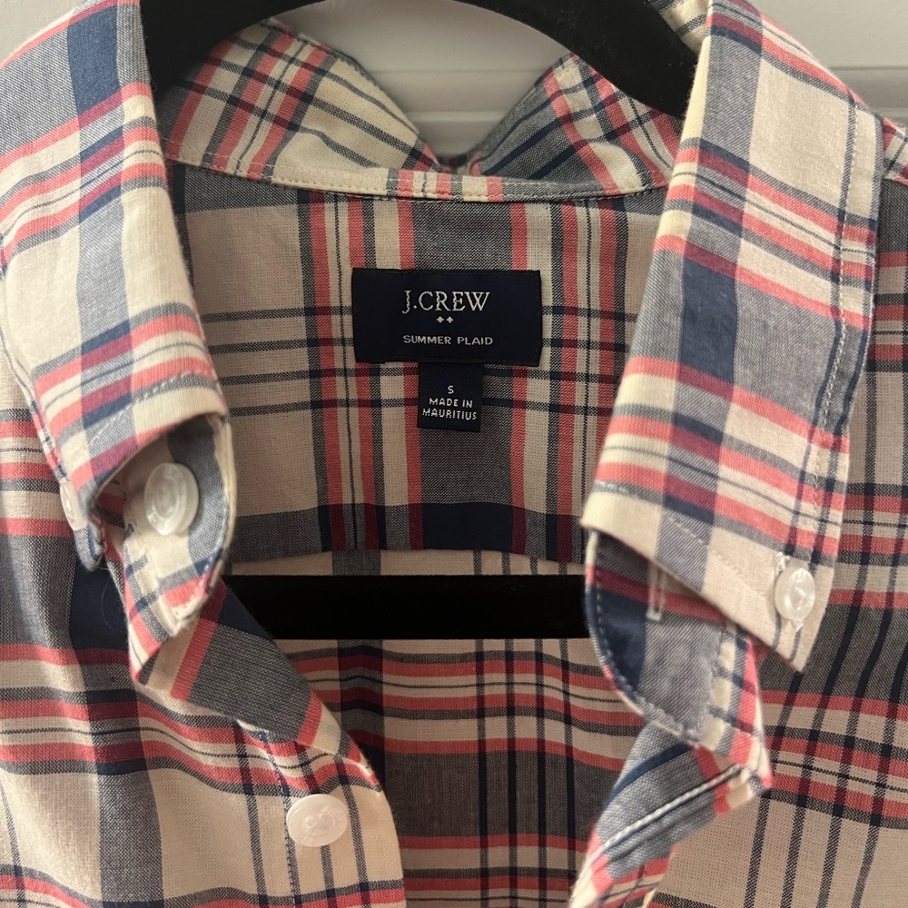 Plaid button down